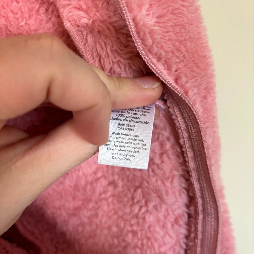 Carter's 9m baby outdoor Teddy Hooded‎ Elephant Pink